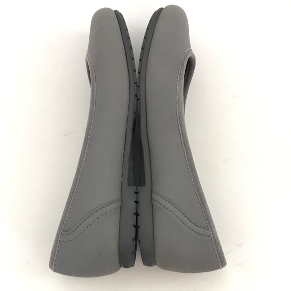 CROCS Marin Ballet Flats Comfort Shoes Gray Colorite Slip On Women’s Size 8 - Picture 11 of 15